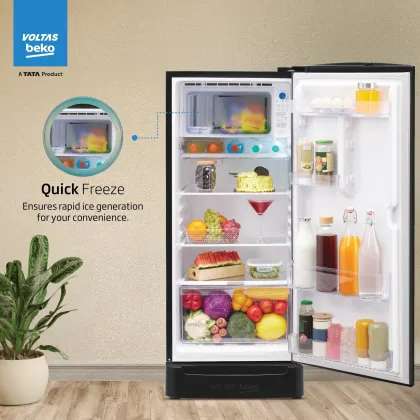 Voltas Beko RDC215V/5W0DGR0M0B00GO 183 L 5 Star Single Door Refrigerator