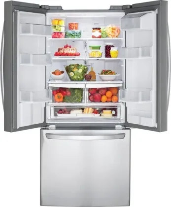 LG LFDS22520S 22 Cu Ft French Door Refrigerator