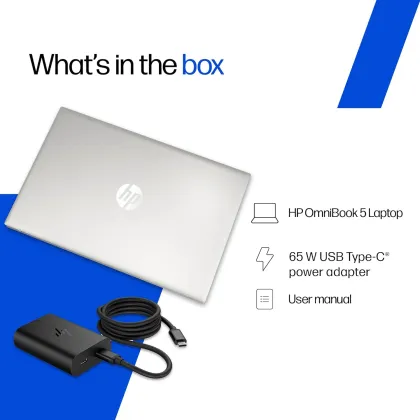 HP OmniBook 5 Next Gen AI 16-ag1045au Laptop (AMD Ryzen AI 5 340/ 16GB/ 1TB SSD/ Win11)