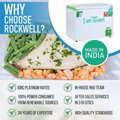 Rockwell GFR350SDUC 285 L Single Door Deep Freezer