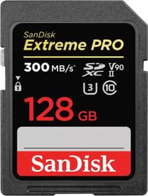 SanDisk Extreme PRO 128GB Micro SDXC V90 UHS-II Class 10 Memory Card