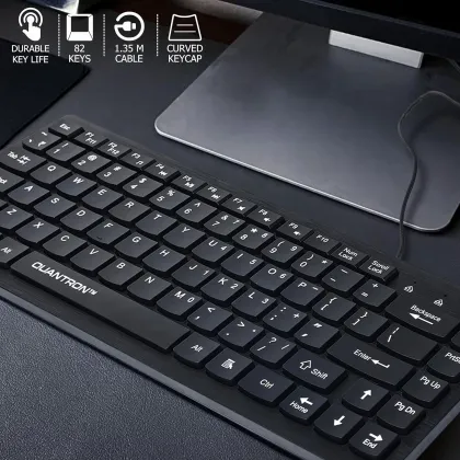 Quantron QKB-17 Mini Wired Keyboard - image 4