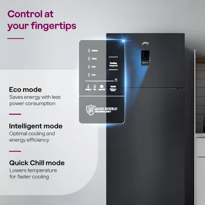 Godrej RF EON 474AN RCI GP BK 472 L 1 Star Double Door Refrigerator