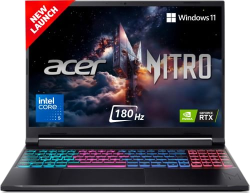 Acer Nitro V16S ANV16S NH.QXBSI.001 Gaming Laptop (Intel Core 5 / 16GB/ 512GB SSD/ Win11/ 8GB RTX 5050 Graph)