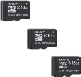 Sony MicroSDHC 16GB Class 4 (Combo of 3)