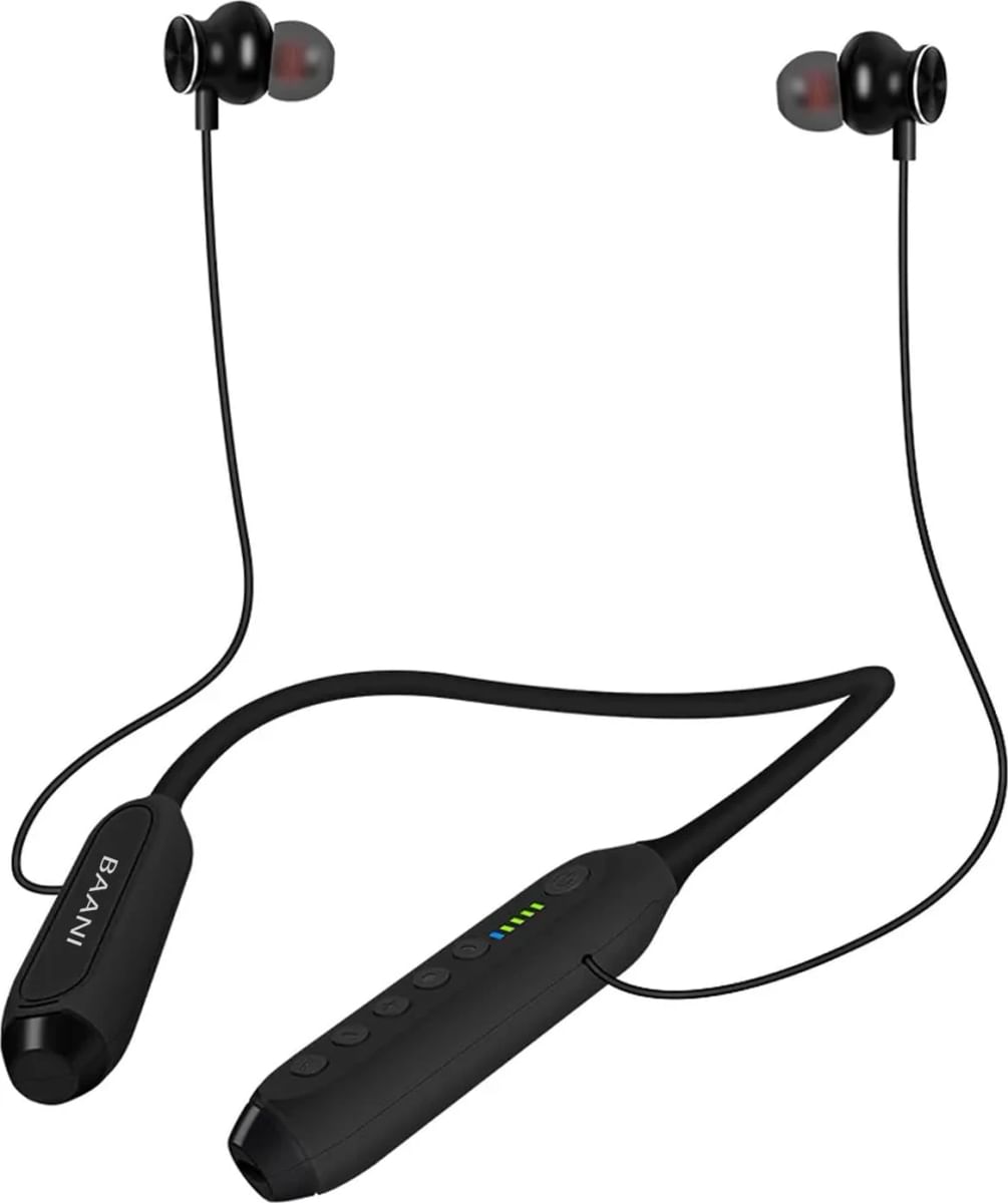 Baani Audio Bn207 Pro Plus Wireless Neckband Price In India 2024, Full 