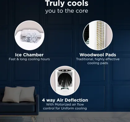 Hindware Snowcrest Cruzo 52 L Desert Air Cooler