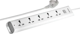 Philips CHP2452W 10 Amps 5 Sockets Surge Protector