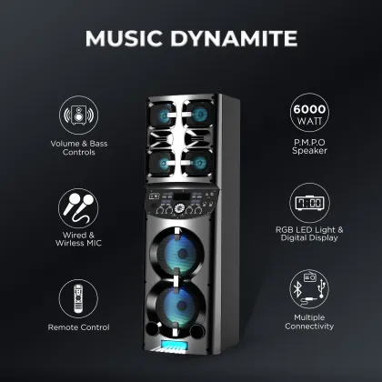 Gizmore T6000 60W Bluetooth Speaker