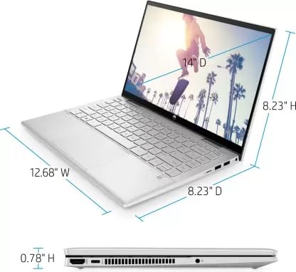 HP Pavilion x360 14-dy0002TU Laptop (11th Gen Core i3/ 8GB/ 512GB SSD/ Win10 Home)