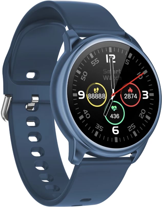 Invella Genuine Leather Strap For Crossbeats Orbit Smartwatch (Black) |  Invella