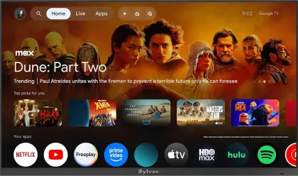 SYLVOX Frameless Series 55 inch Ultra HD 4K Smart Outdoor TV