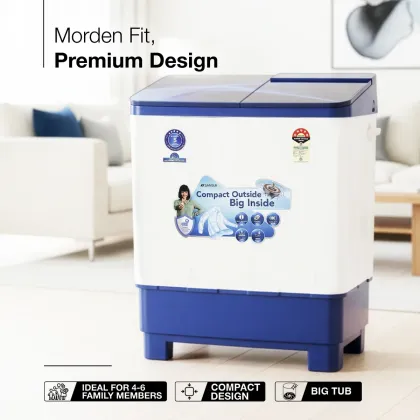 Sansui JSC100S-PFGB 10 Kg Semi Automatic Washing Machine
