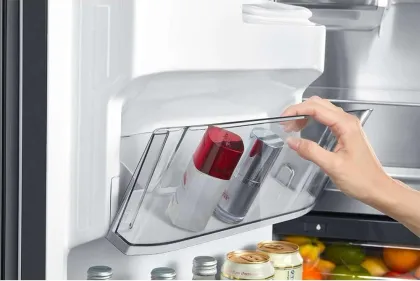 Midea MRQ22D7AST 22 Cu Ft French Door Refrigerator