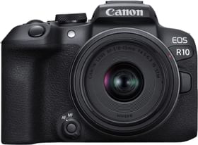 Canon EOS R10 24.2 MP Mirrorless Camera (RF-S 18-45mm F/4.5-6.3 IS STM Lens)