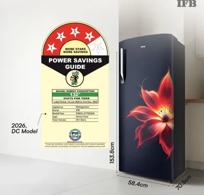 IFB IFBDC-277DYBAE 251 L 4 Star Single Door Refrigerator