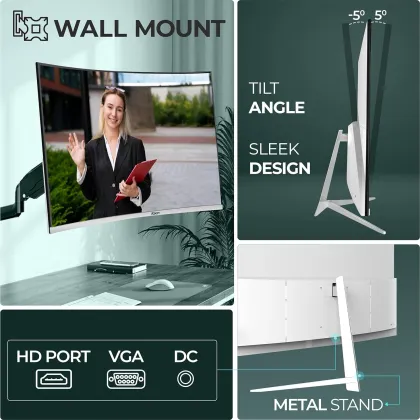 Foxin Elite Pro 24 inch Full HD Curved Monitor