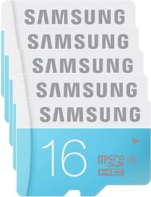 Samsung MicroSD 16GB Card Class 6 (Pack of 5)