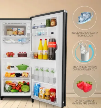 Whirlpool 215 IMPRO GD PRM 5S INV Gold Dust 192 L 5 Star Single Door Refrigerator