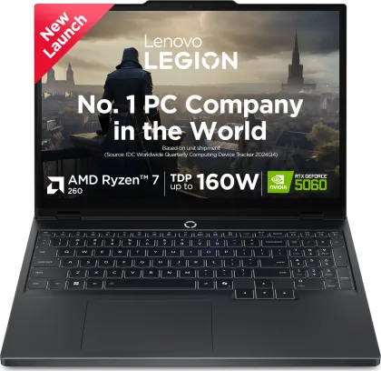 Lenovo Legion 5 15AHP10 83M00074IN Gaming Laptop (AMD Ryzen 7 260/ 16GB/ 1TB SSD/ Win11/ 8GB RTX5060)
