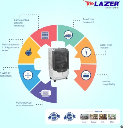 Lazer Hybrid-X 70 L Desert Air Cooler