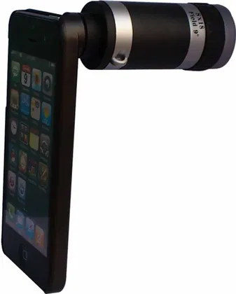 Smile Drive iPhone 5G 5S 5C Telescope Camera Lens Kit With Back Case - 8X Optical Zoom