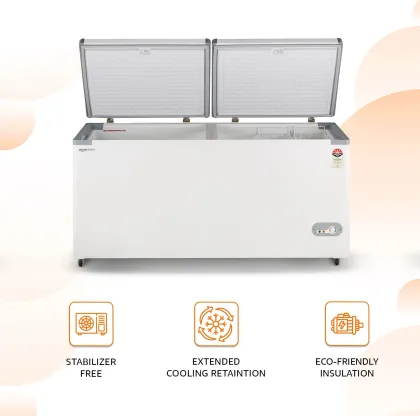 AmazonBasics CF500HT2 526 L Double Door Deep Freezer