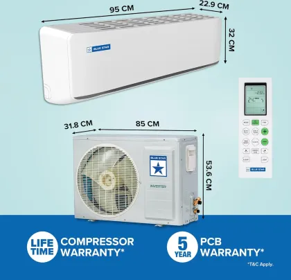 Blue Star IA318ZXU 1.5 Ton 3 Star 2026 Inverter Split AC
