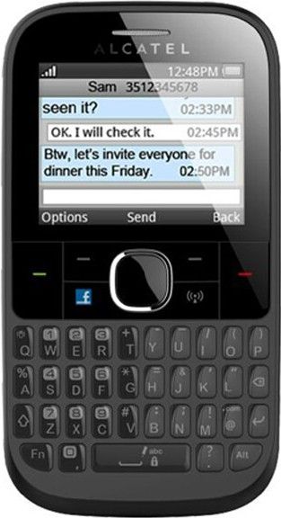 Alcatel One Touch 2004C a basic feature phone ideal for Seniors
