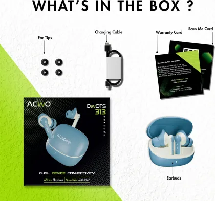 ACwO DwOTS 313 True Wireless Earbuds