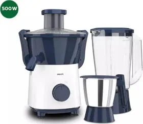 Philips HL7567/00 Aton 500W Juicer Mixer Grinder (2 Jars)