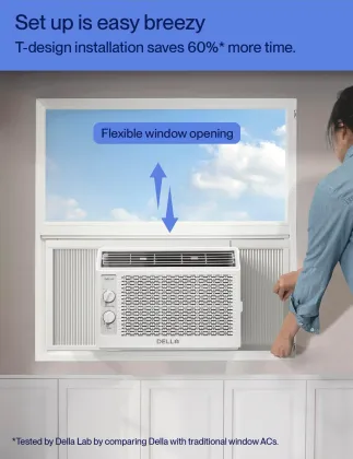 Della ‎‎048-TL-W5KW 5000 BTU 115V Window AC