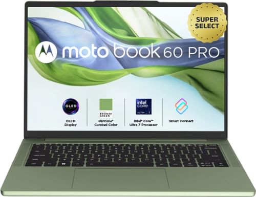 Motorola Motobook 60 Pro 14IAH101 83NY000BIN Laptop (Intel Core Ultra 7 225H/ 32GB/ 1TB SSD/ Win11 Home)