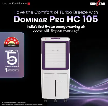 Kenstar Dominor Pro HC 105L Desert Air Cooler