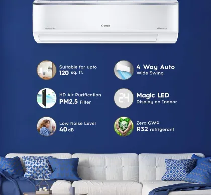 Cruise CWCVBL-VP3F125 1 Ton 5 Star 2025 Inverter Split AC