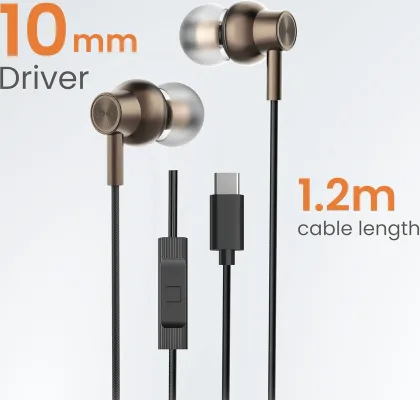 JUST CORSECA SyncVibe Type-C Wired Earphones