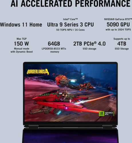 Asus ROG Zephyrus Duo 16 OLED (2026) GX651AX-SR099WS Gaming Laptop (Intel Core Ultra 9 386H/ 64GB/ 2TB SSD/ Win11/ 24\GB Graphics RTX 5090)