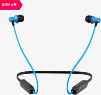 PTron Avento Classic In-Ear Wireless Bluetooth Neckband (Blue and Black)