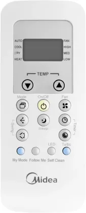 Midea 12K Santis Prime 1 Ton 3 Star 2018 Split AC