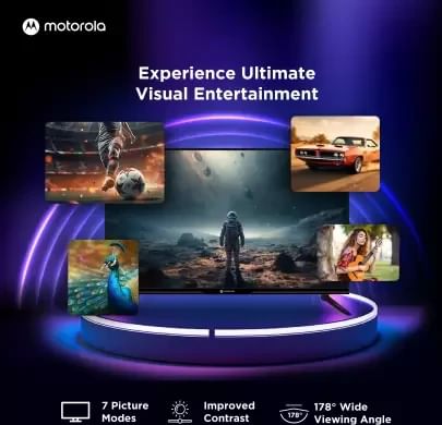 Motorola Envision X 32 inch HD Ready Smart QLED TV (32HDGQMWSTQ)