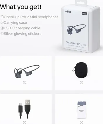 Shokz OpenRun Pro 2 Mini Bone Conduction Wireless Headphones