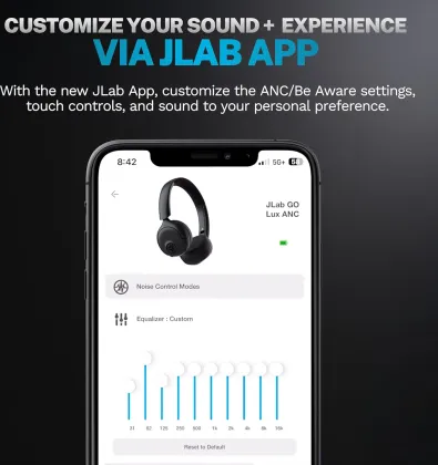 JLab Go Lux ANC Wireless Headphones