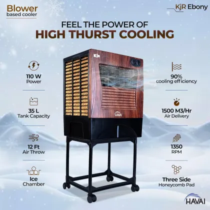 Havai KJR Ebony 35 L Dessert Air Cooler