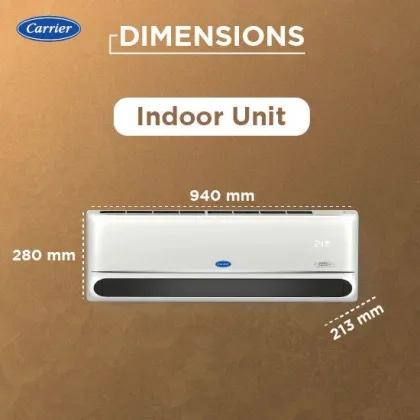 Carrier CAI19IN3R36F0 1.5 Ton 3 Star Inverter Split AC