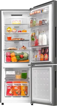 Haier HRB-2872IEGBA-P 237 L 2 Star Double Door Refrigerator