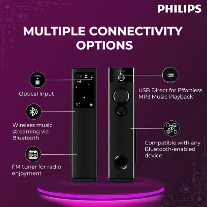 Philips SPA9125 130W Tower Speakers