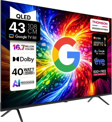 Thomson 43QAI1085 43 inch Full HD Smart QLED TV