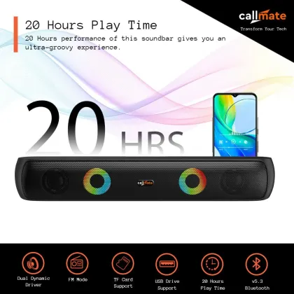 Callmate BoomBar 10W Bluetooth Soundbar