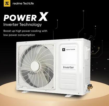 Realme TechLife 105IPG26WRMS 1 Ton 5 Star 2026 Inverter Split AC