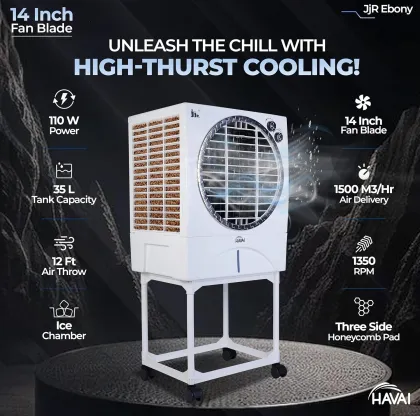 Havai JJR Ebony 35 L Dessert Air Cooler